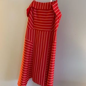 Stunning Red & White Striped Dress!